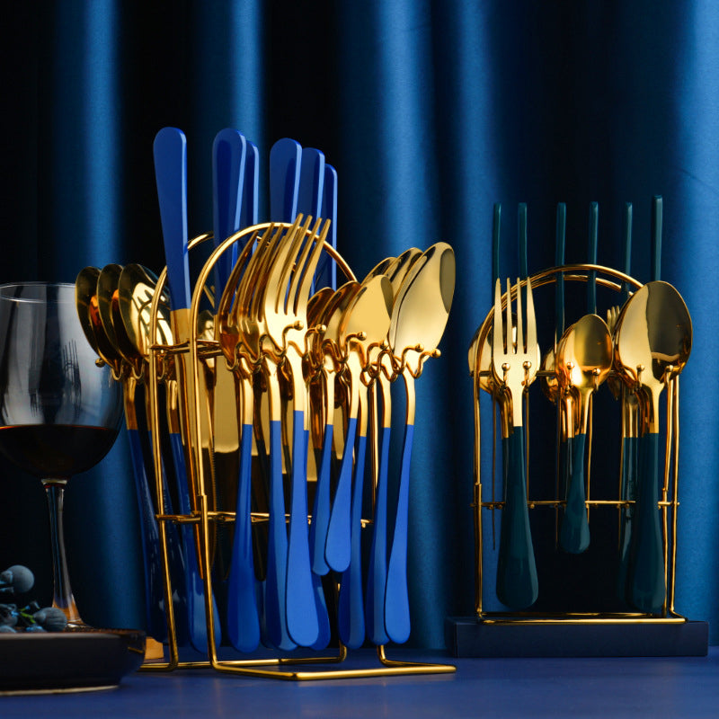 Gold/Stainless Steel Cutlery Set
