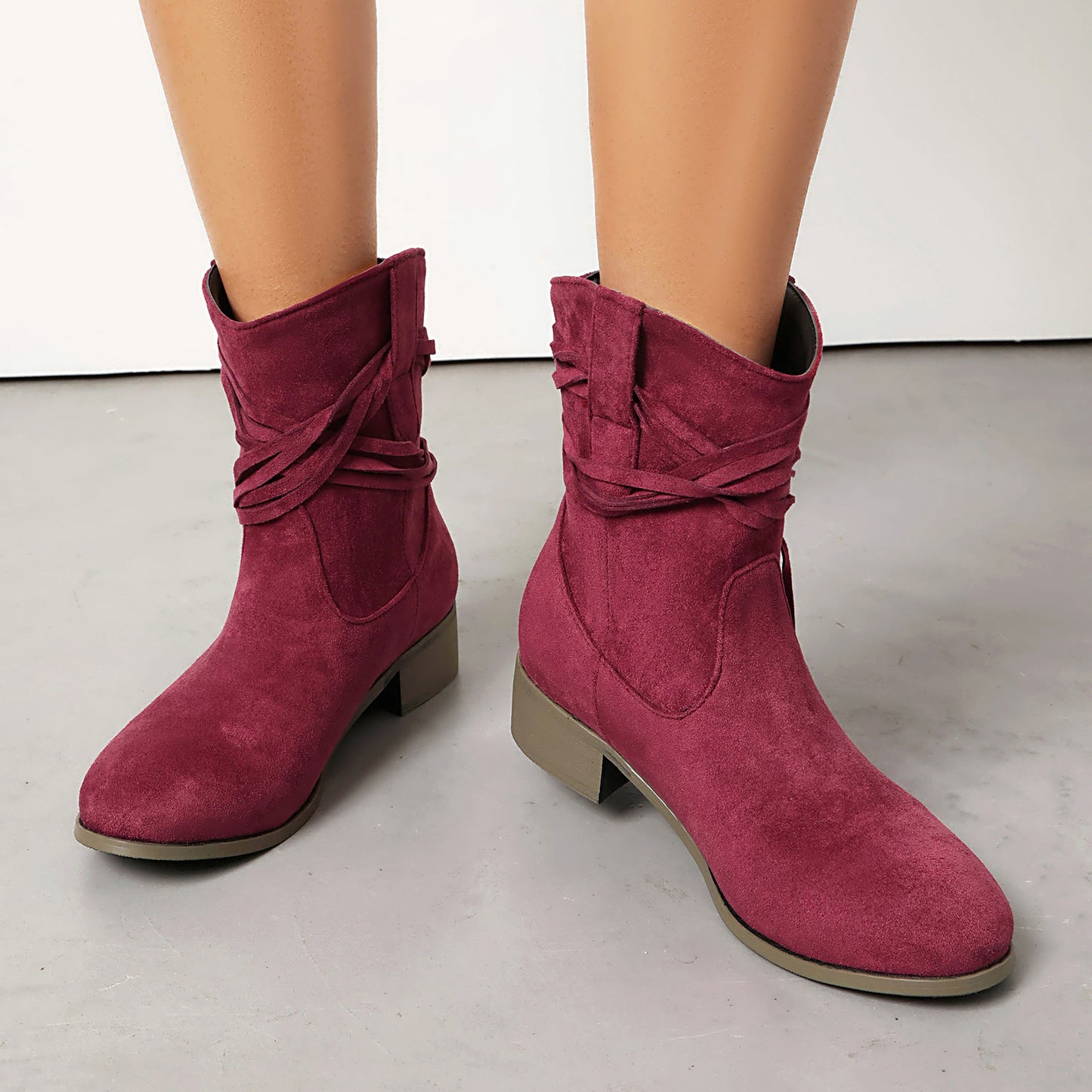 Tassel Casual Ankle Boots