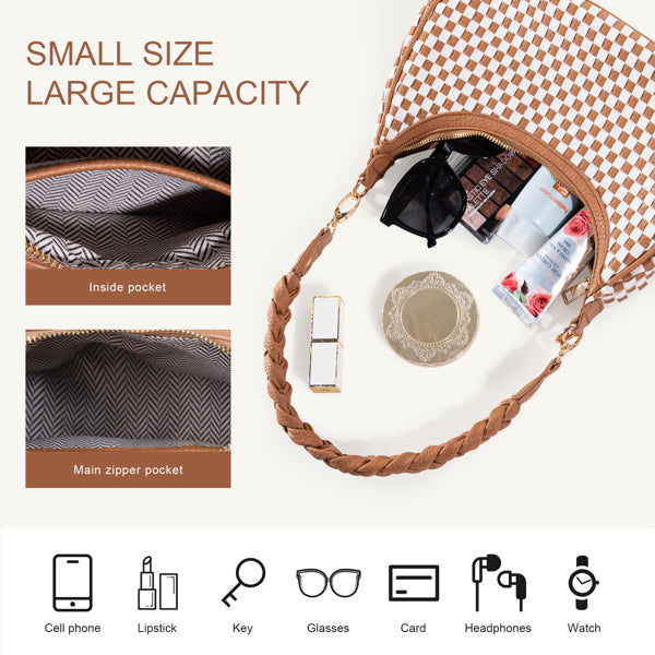 Women's Woven Hobo Handbag