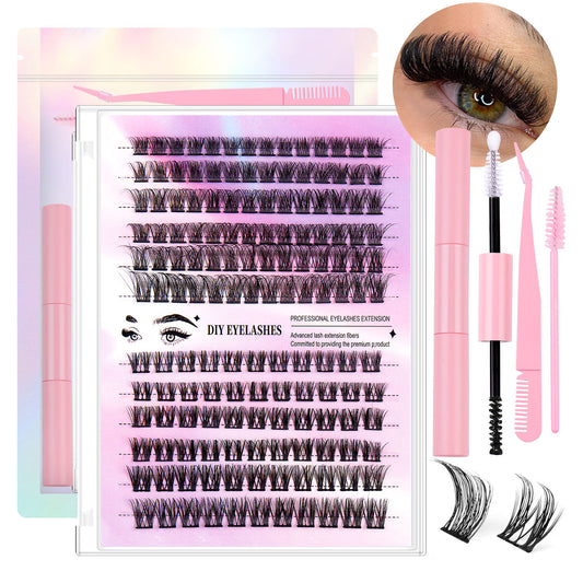 12 Rows Of 150 Segmented Lashes