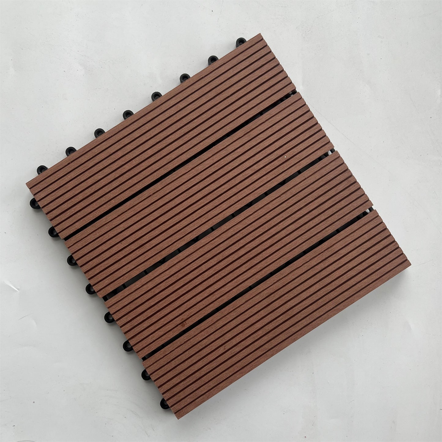 Outdoor Garden Wood Plastic DIY Splicing Floor Tiles