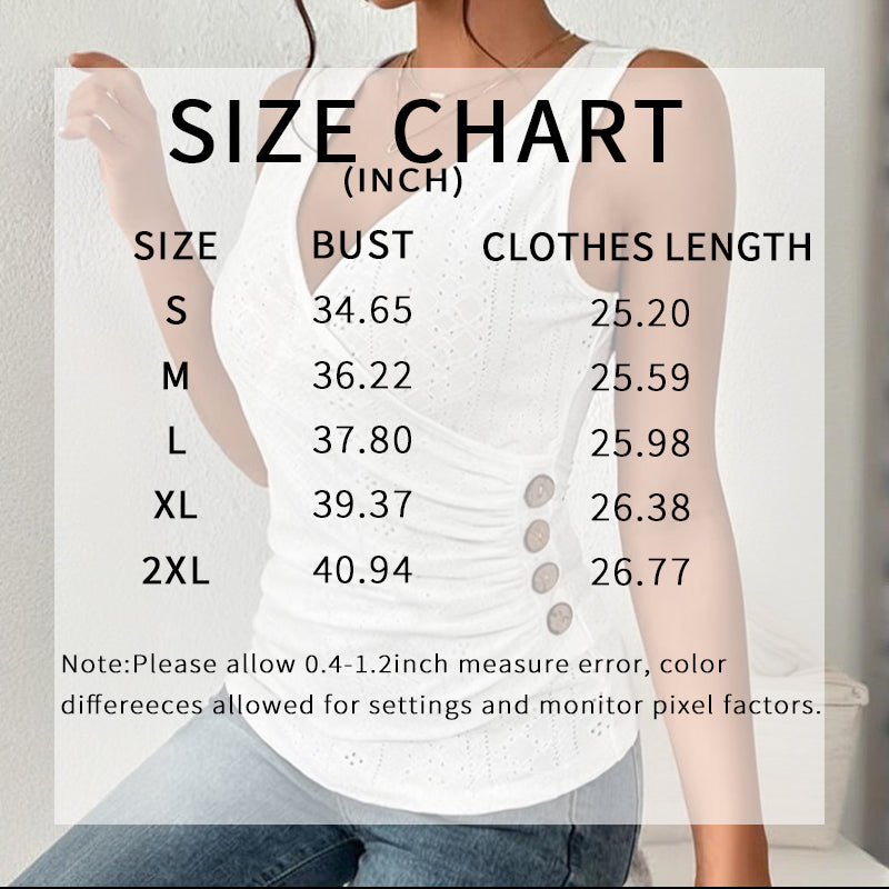 Women's Casual V-Neck Sleeveless T-Shirt