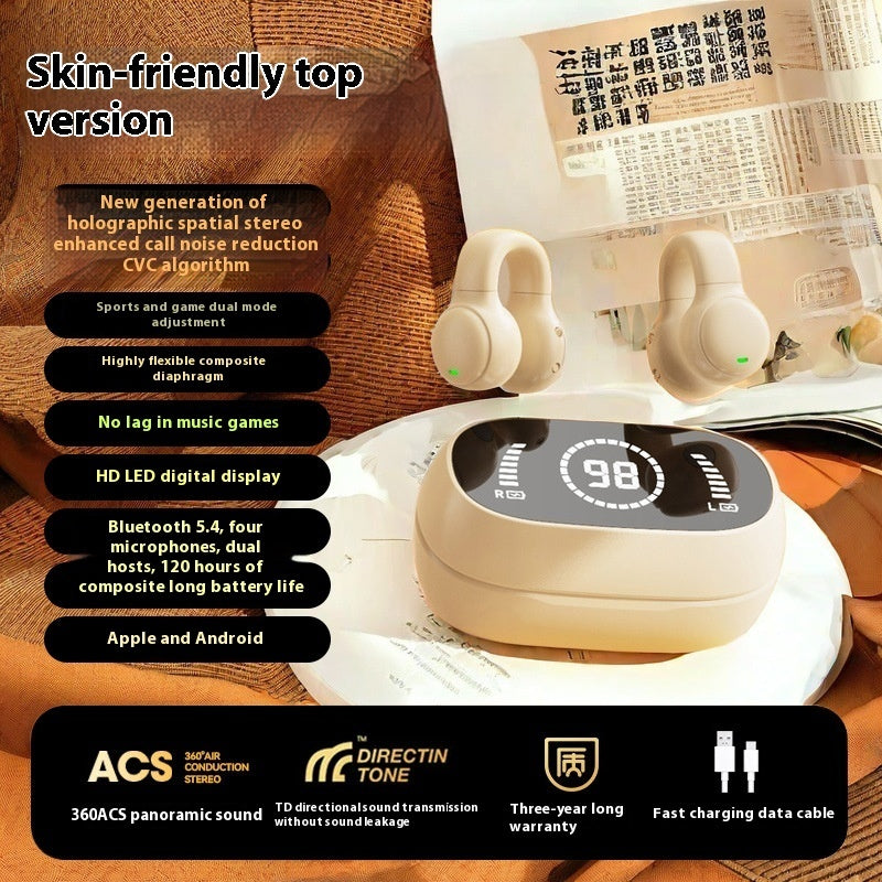 Ear Hook Bone Conduction Wireless Bluetooth Headset