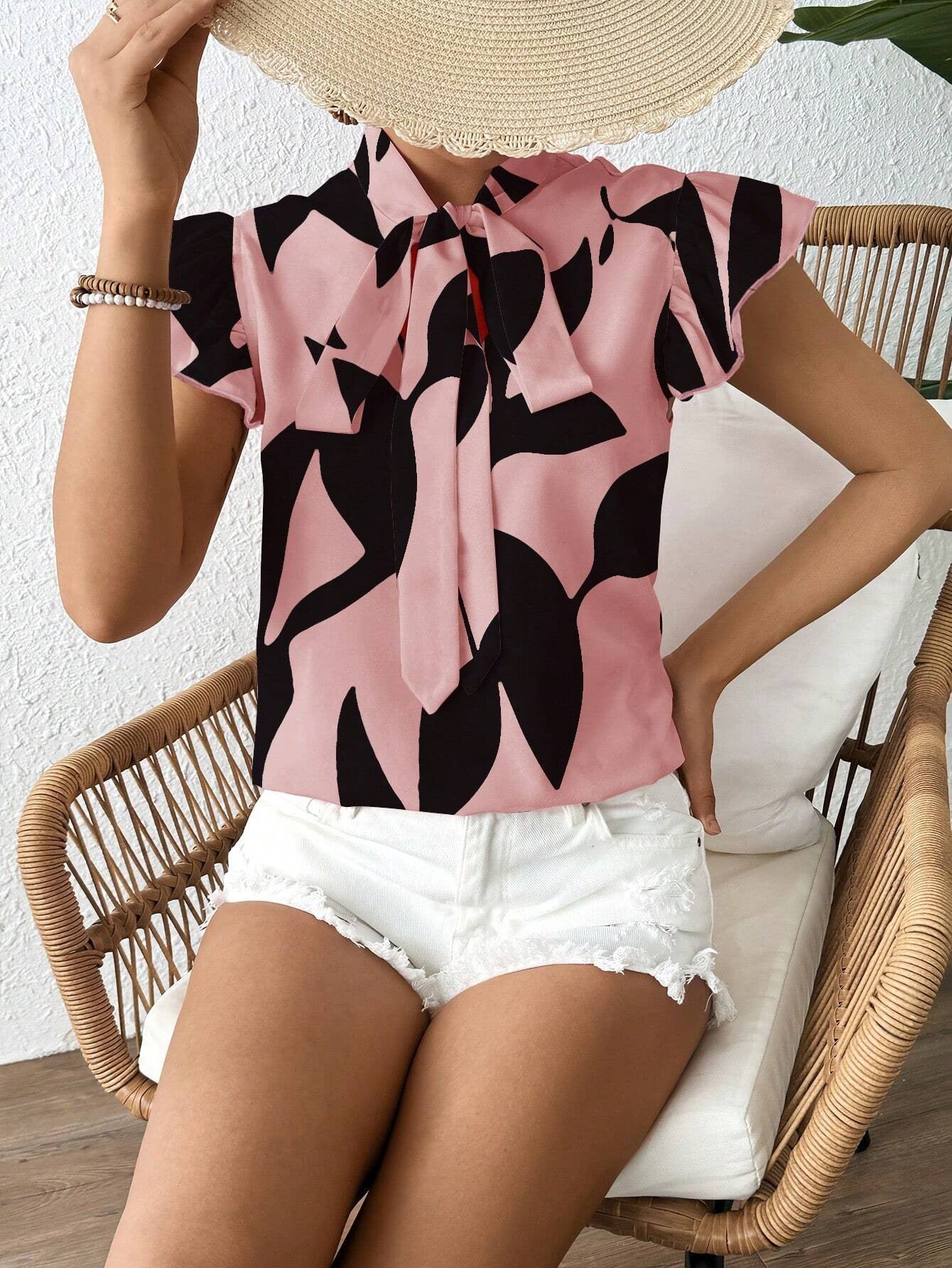 Women's Fashionable Short-Sleeve Top