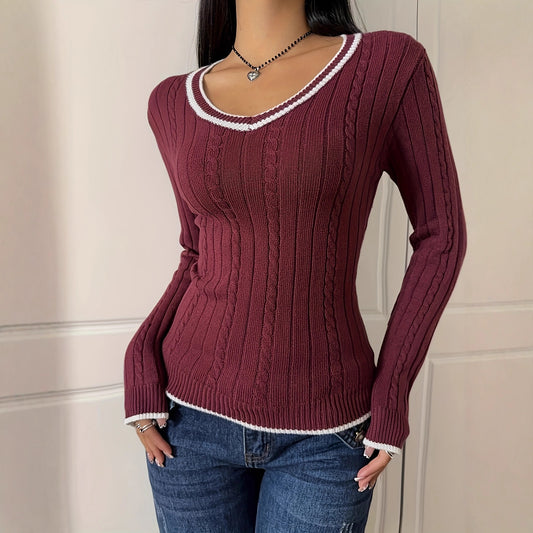 Women's Casual Sweater Slim