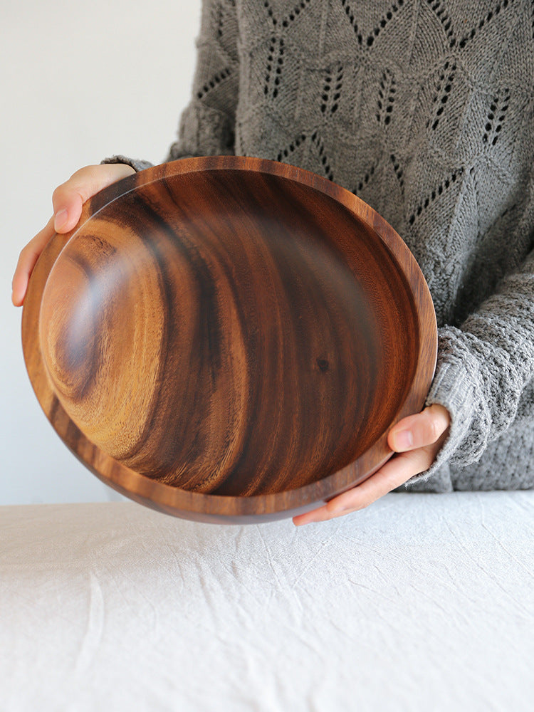 Natural Wooden Salad Bowls