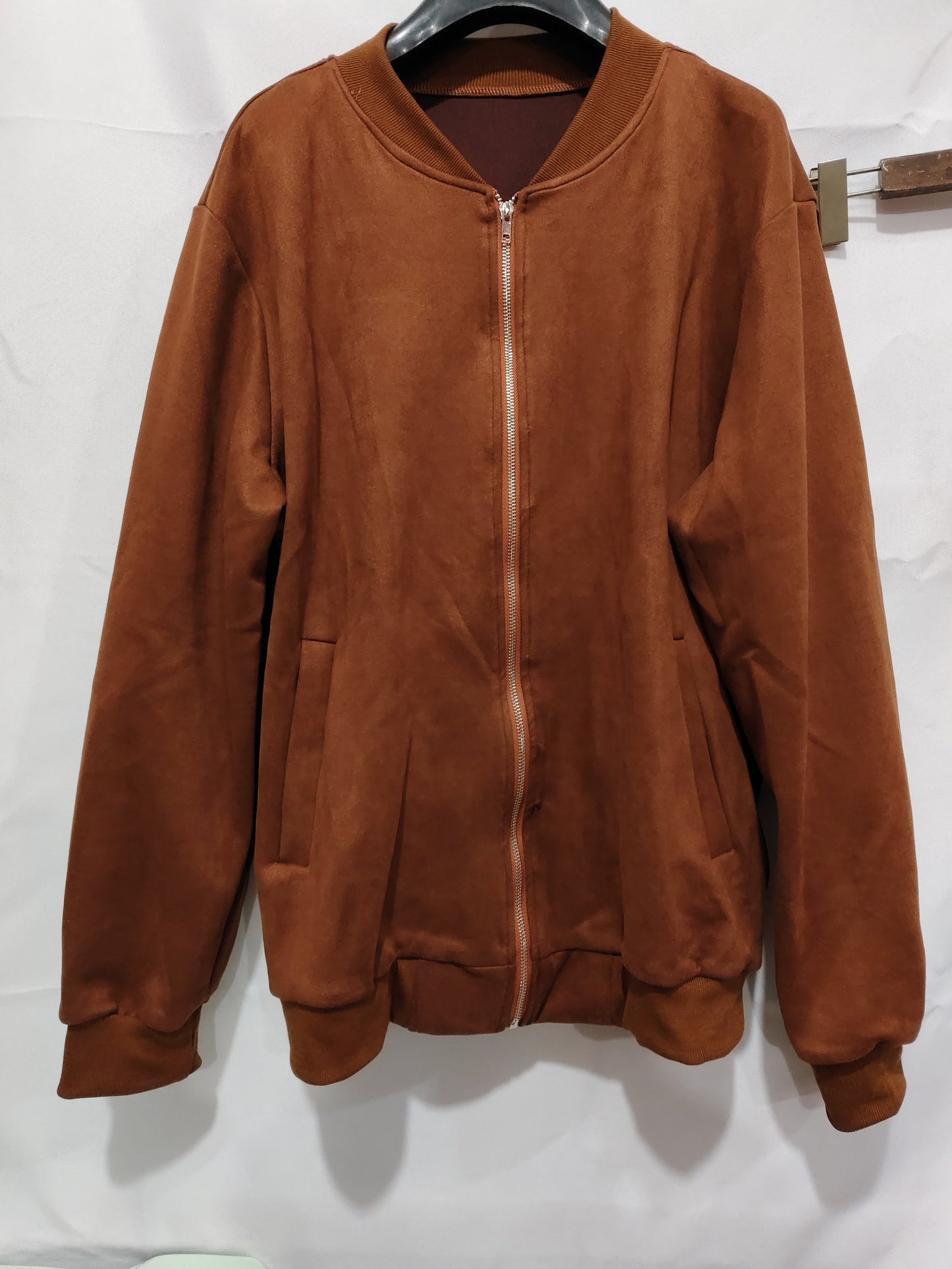 European & American Leisure Suede Coat