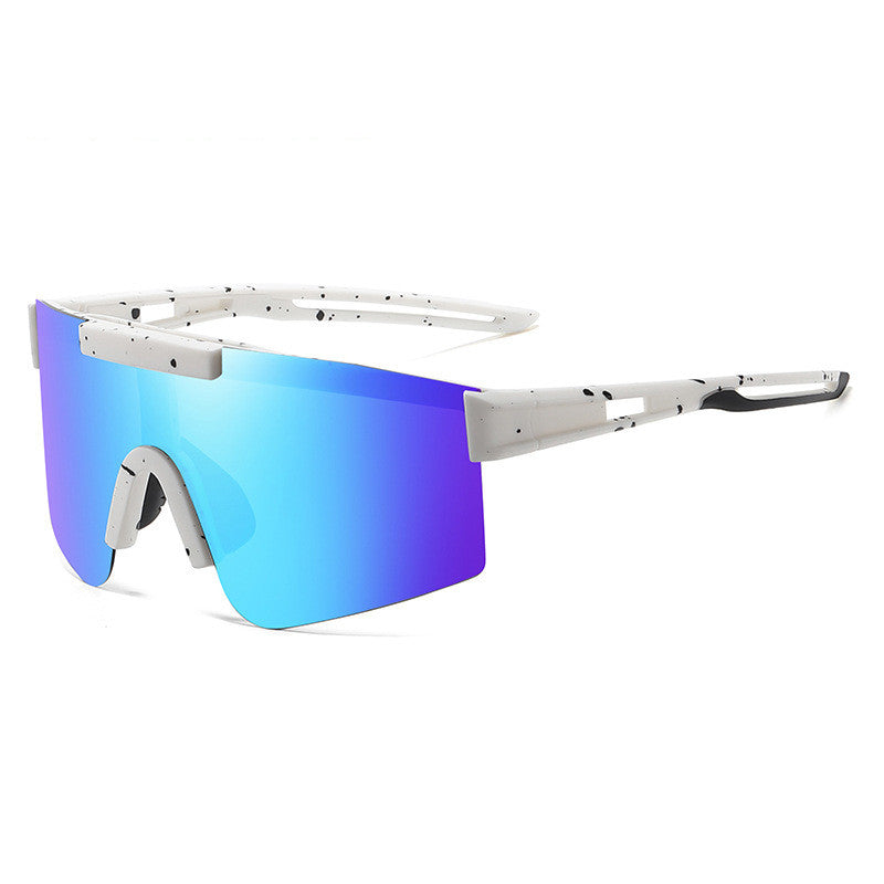 Trendy Large Frame Outdoor Cycling Sunglasses