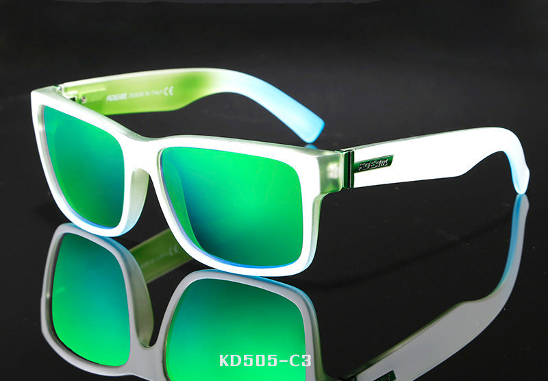 Men's Colorful Real Film Sunglasses