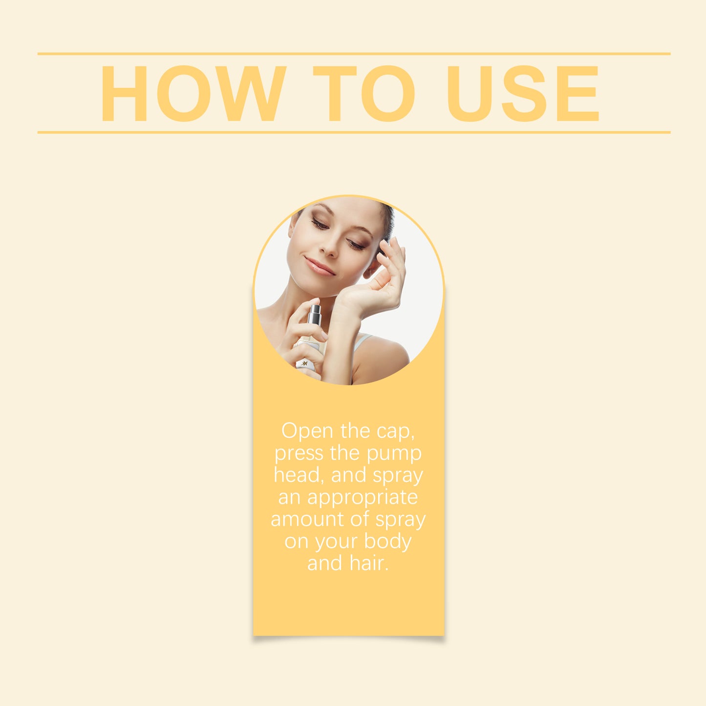 EELHOE - Vanilla Body Hair Perfume Spray