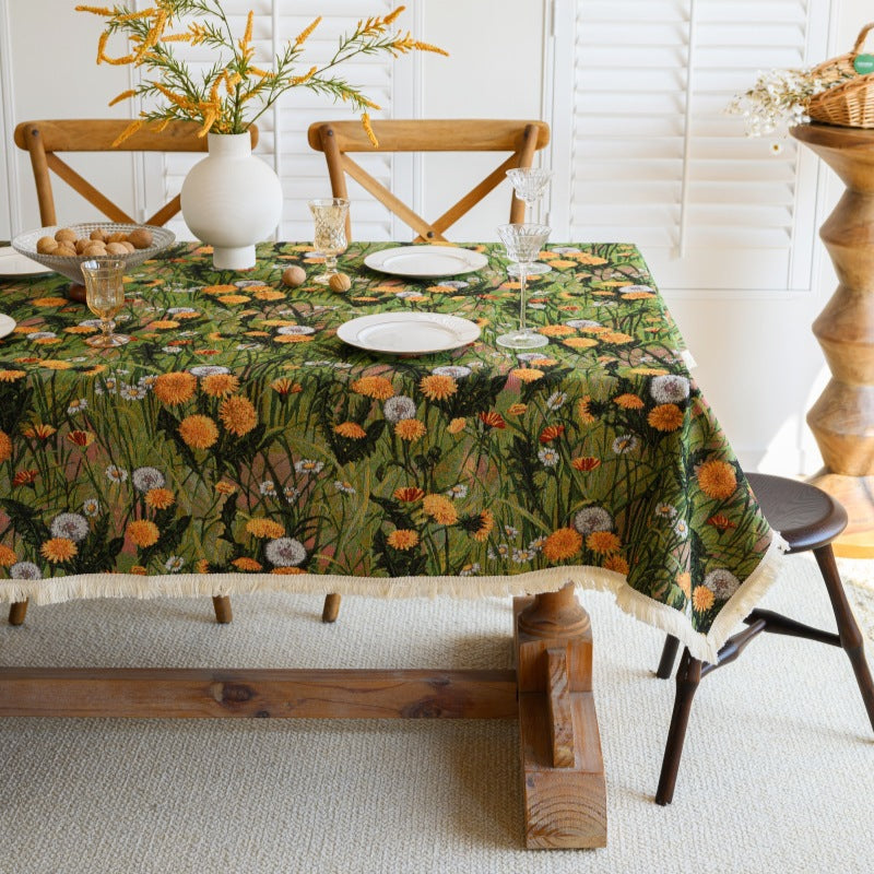 Nordic Small Floral Tablecloth