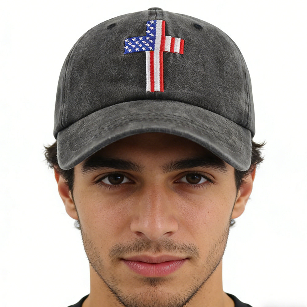 Christian American Flag Hat
