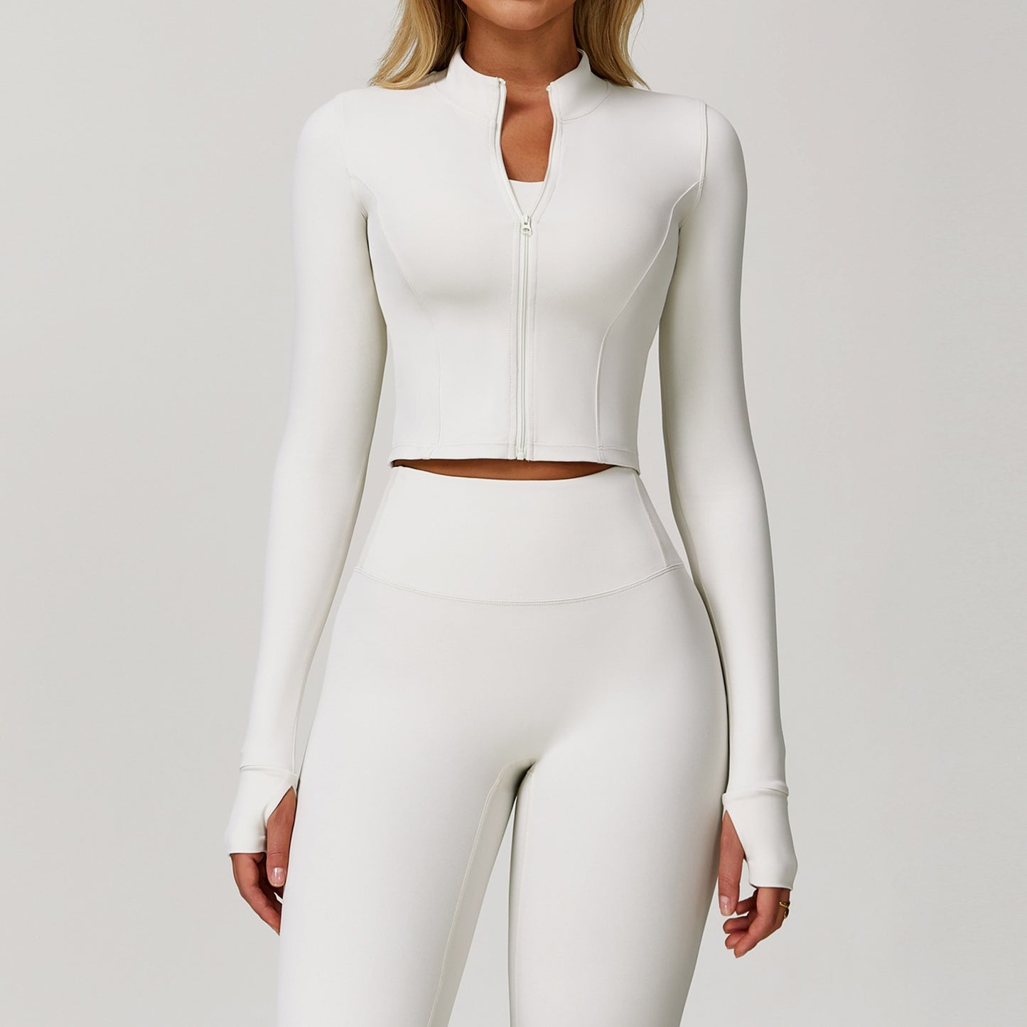 Slim-Fit Fitness Long-Sleeve Jacket Quick-Dry Yoga Wear