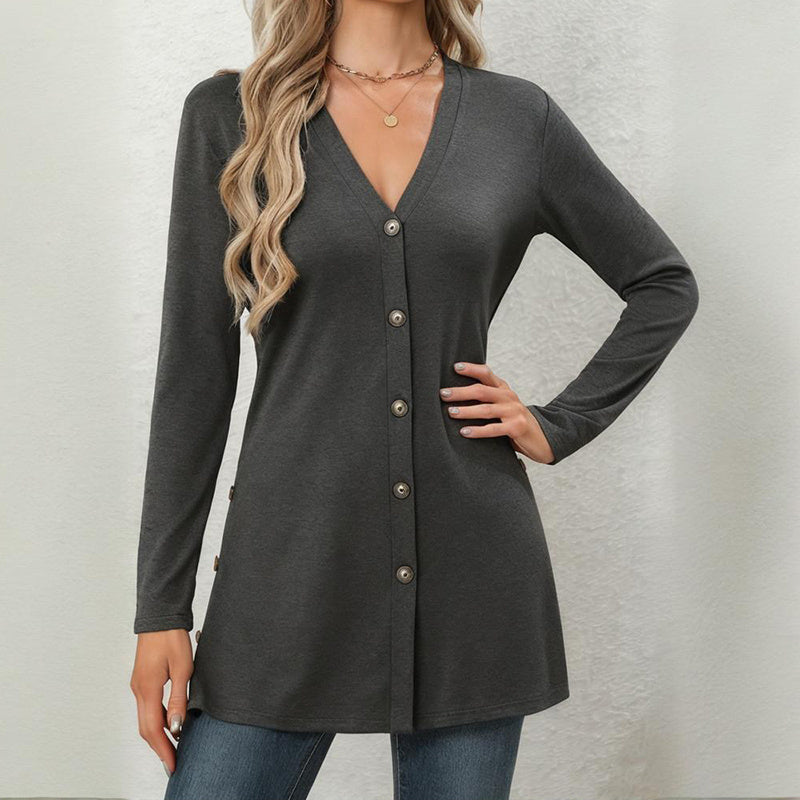 Women's Side Slit Cardigan