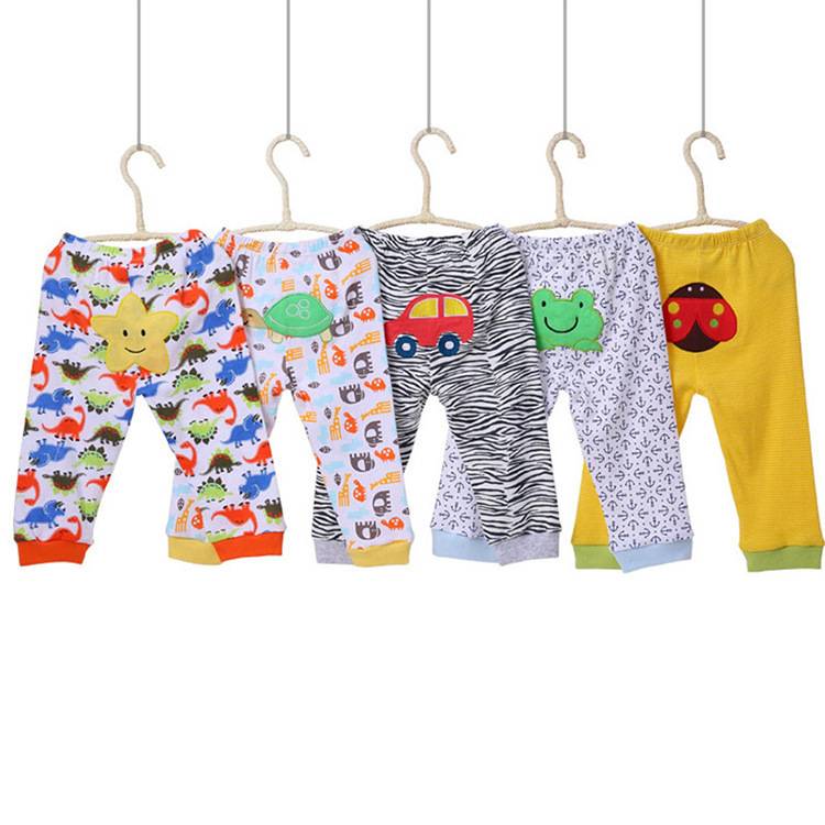 Cartoon Print Children's Leggings/5 pieces