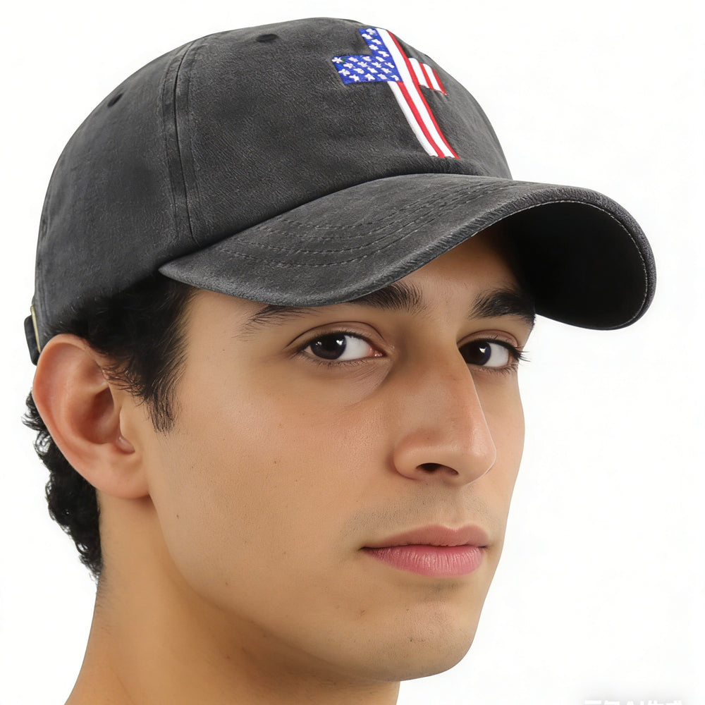 Christian American Flag Hat
