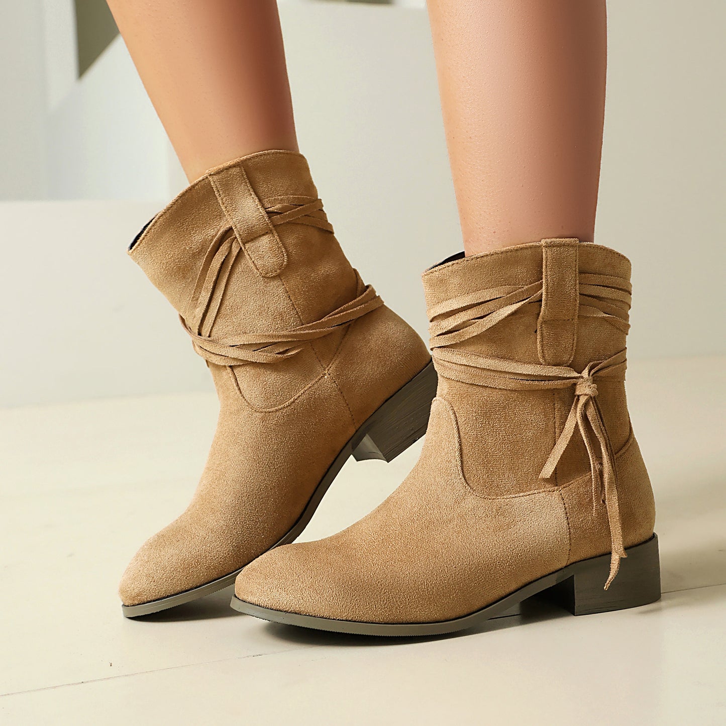 Tassel Casual Ankle Boots