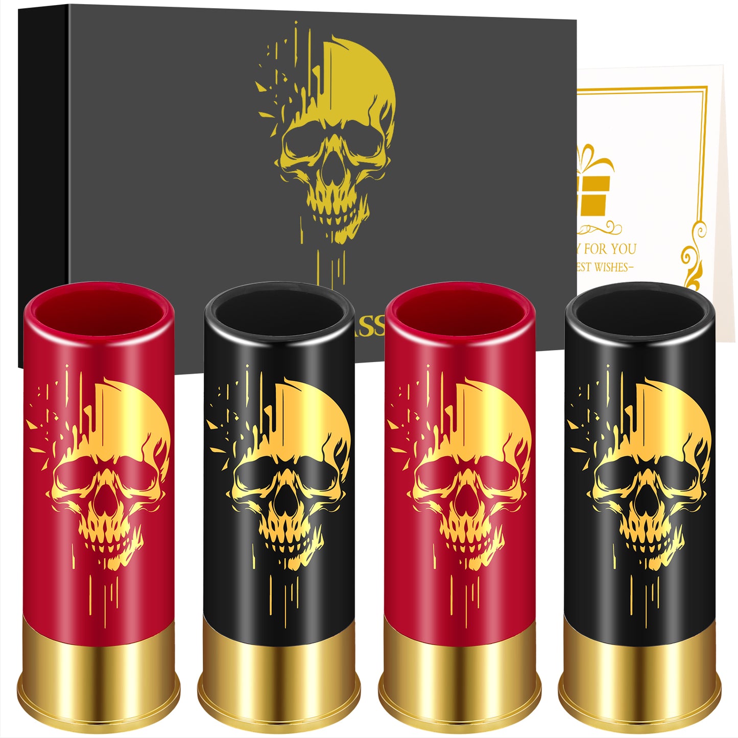 4pcs Skull Shot's, 1.5oz