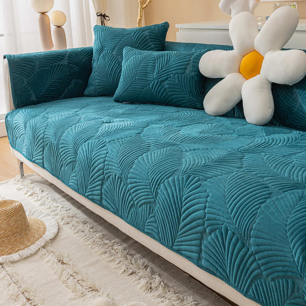 Nordic Crystal Fleece Sofa Cover