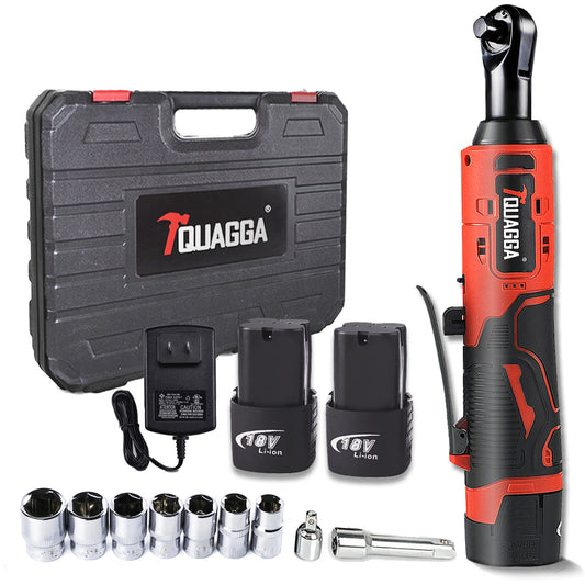 TQUAGGA 18V Cordless Electric Ratchet Wrench Set