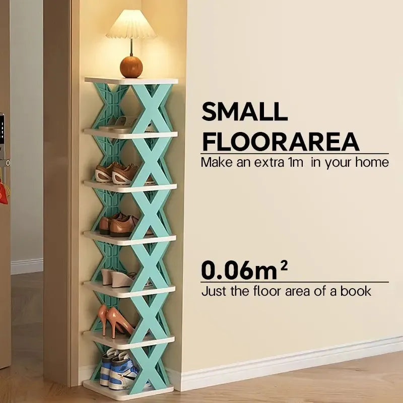 Shoe Rack/9 Pairs Of Shoes