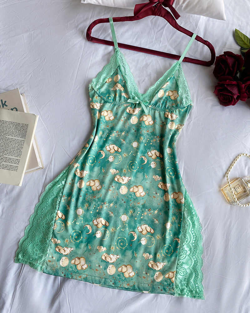 Women's Neck Adjustable Spaghetti Straps Lingerie