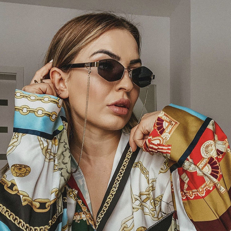 Women's Chain Style Sunglasses