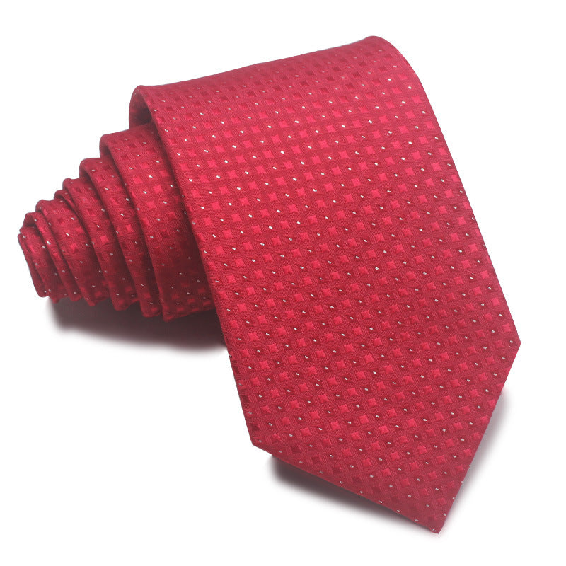 Men's Polyester Jacquard Striped Tie
