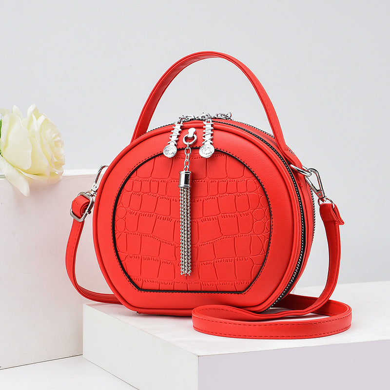 Women's Korean Style Small Round Bag