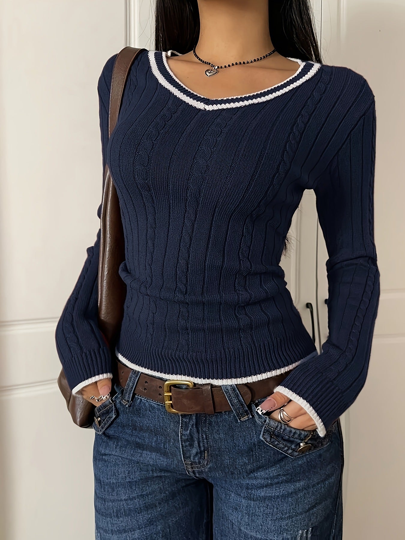 Women's Casual Sweater Slim
