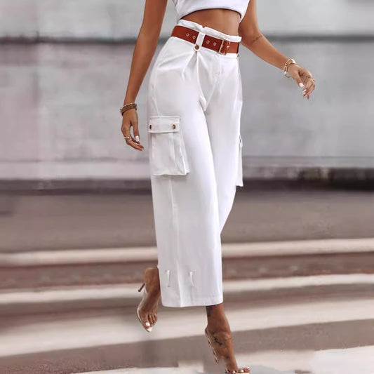 Women's Contrast Color Trousers