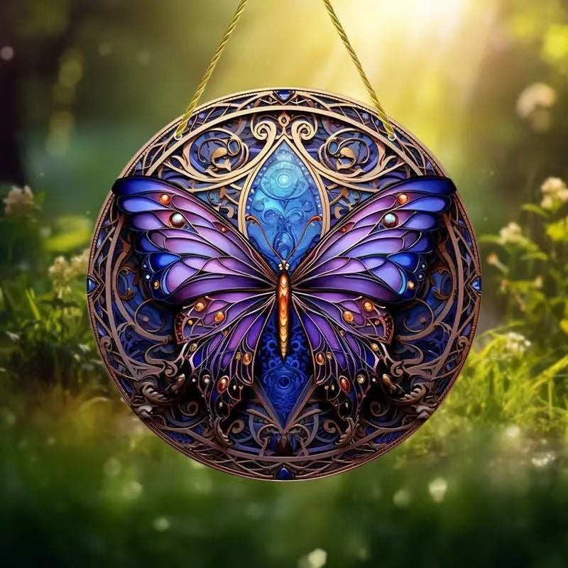 Creative Butterfly Decoration Acrylic Hanging Painting