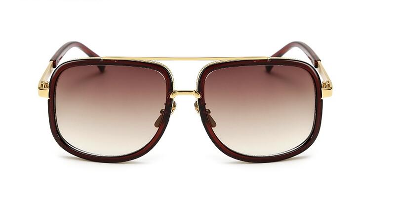 Men's Flat Top Hot Square Sunglasses