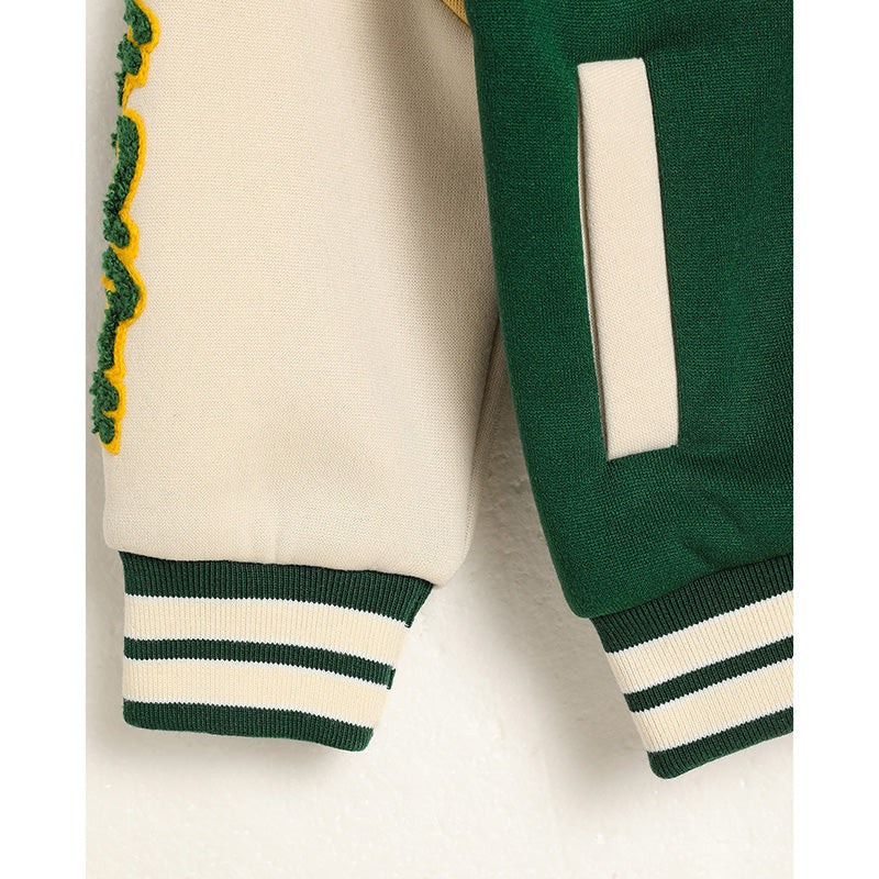 Toddler/Boy's Trendy Embroidery Baseball Sports Coat