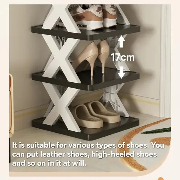 Shoe Rack/9 Pairs Of Shoes