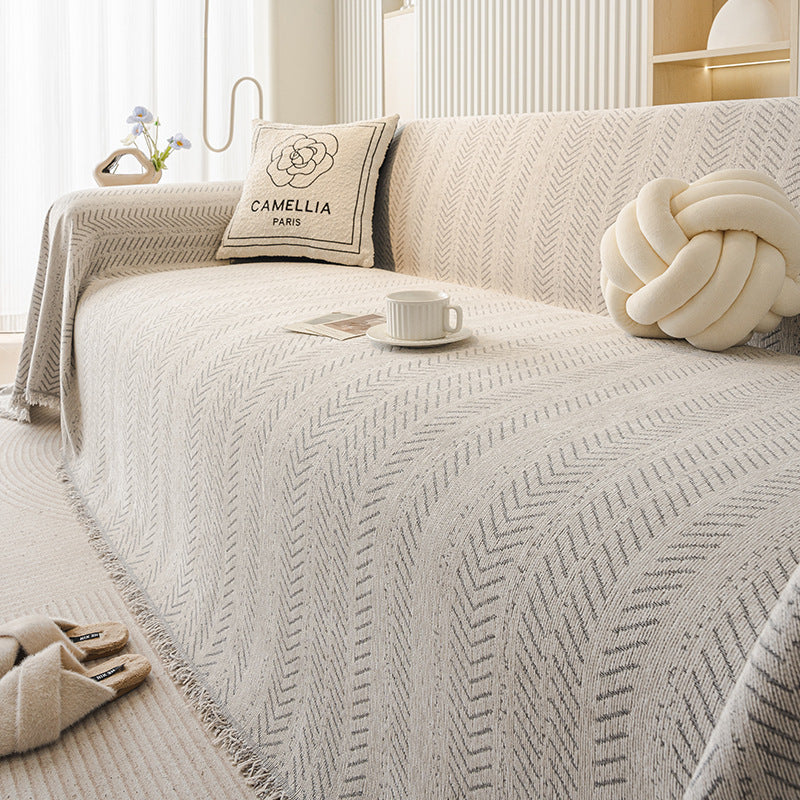 French Chaise Longue Sofa Cover