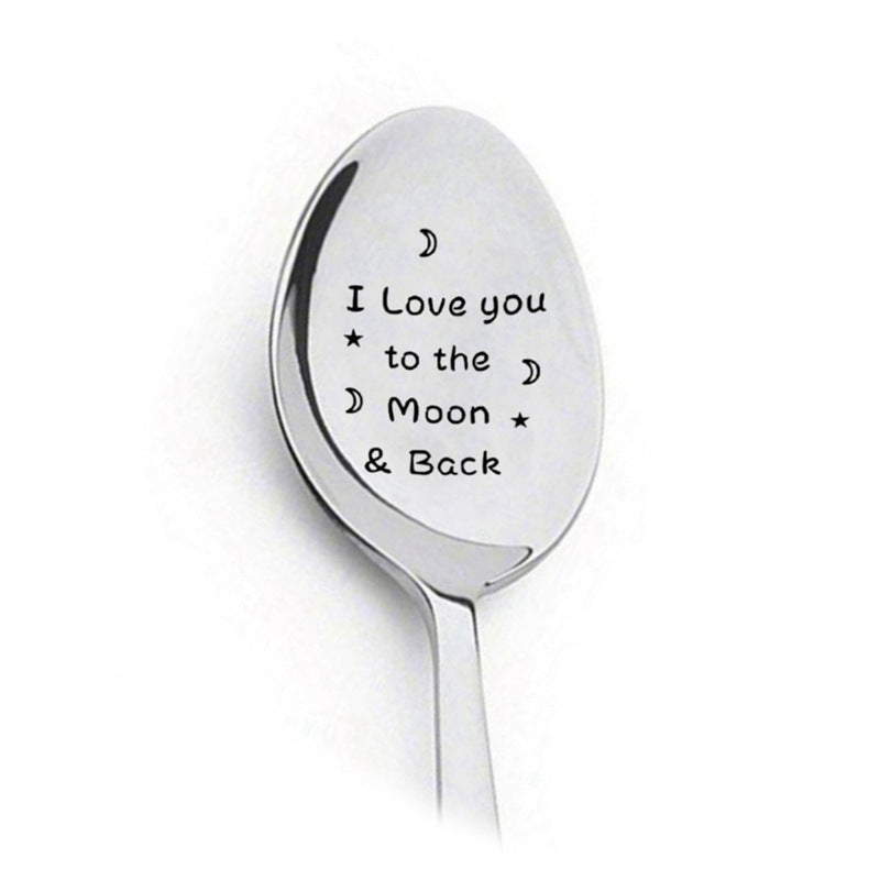 Stainless Spoon's With Lettering