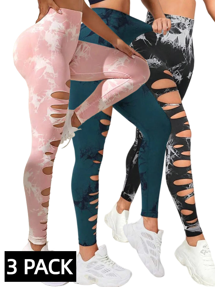 3 PACK Butt Lifting Yoga Gym Athletic Pants