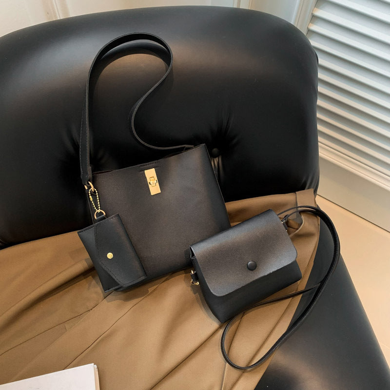 Western Three-piece Style Shoulder Bag