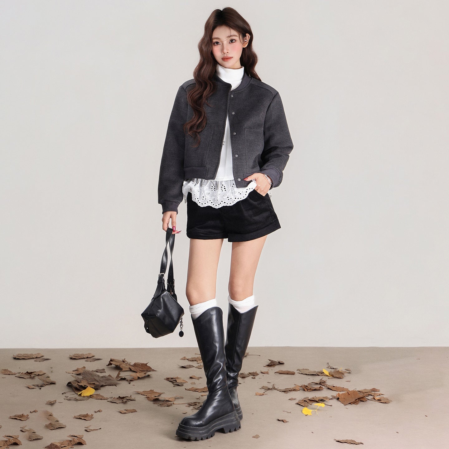 Women's Baseball Jacket - Autumn & Winter Loose Jacket Top