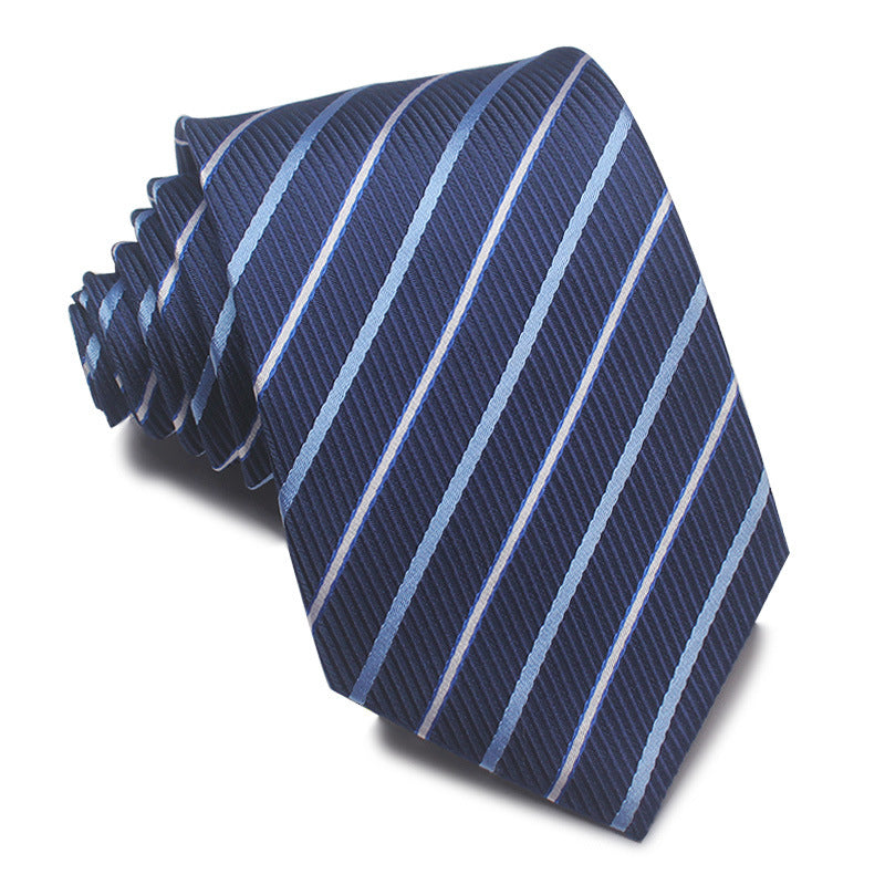 Men's Polyester Jacquard Striped Tie