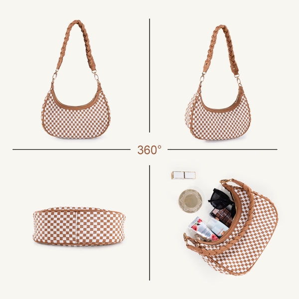 Women's Woven Hobo Handbag