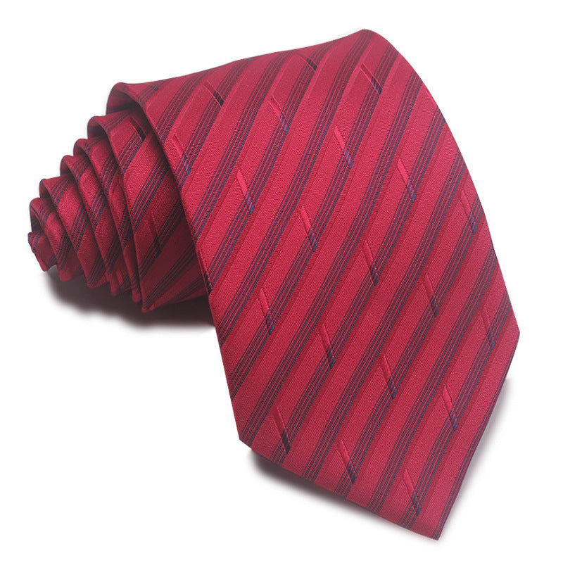 Men's Polyester Jacquard Striped Tie