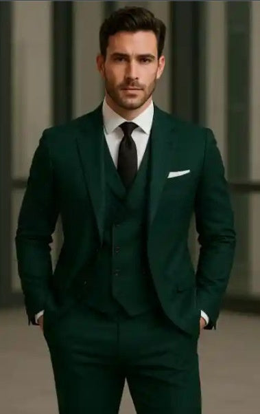 Bridegroom Groomsman - Suit Three-Piece Suit