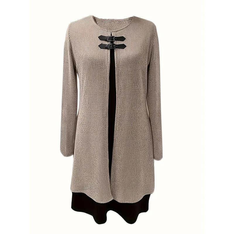 Women's Color-Block Midi Dress