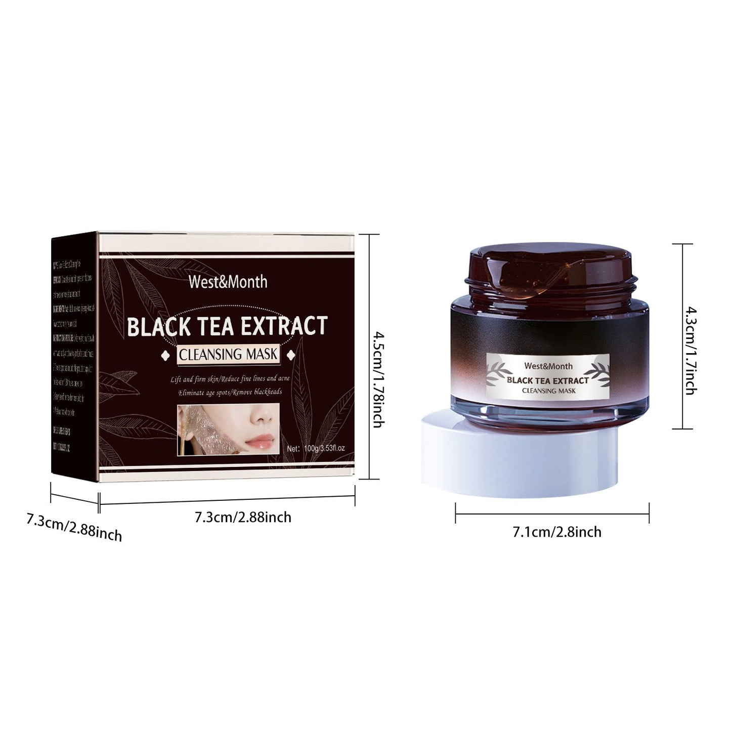 Black Tea Extract Cleasing Mask For Deep Cleansing