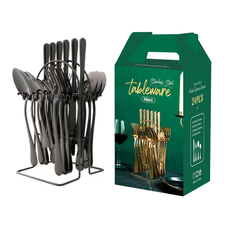 Gold/Stainless Steel Cutlery Set