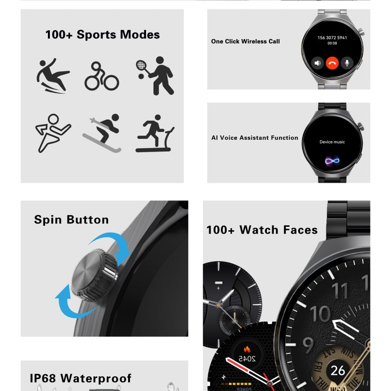 SENBONO V19 Business Men Smart Watch