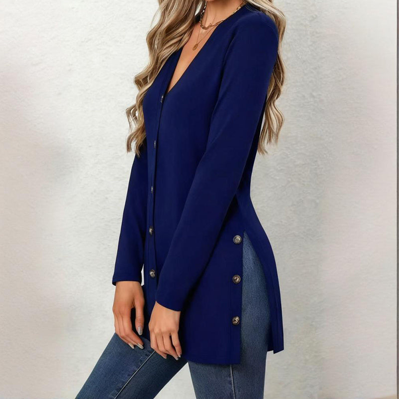 Women's Side Slit Cardigan