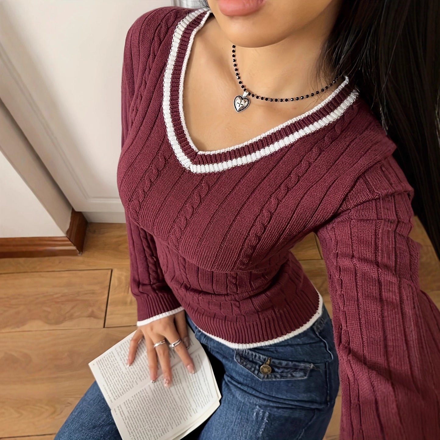 Women's Casual Sweater Slim
